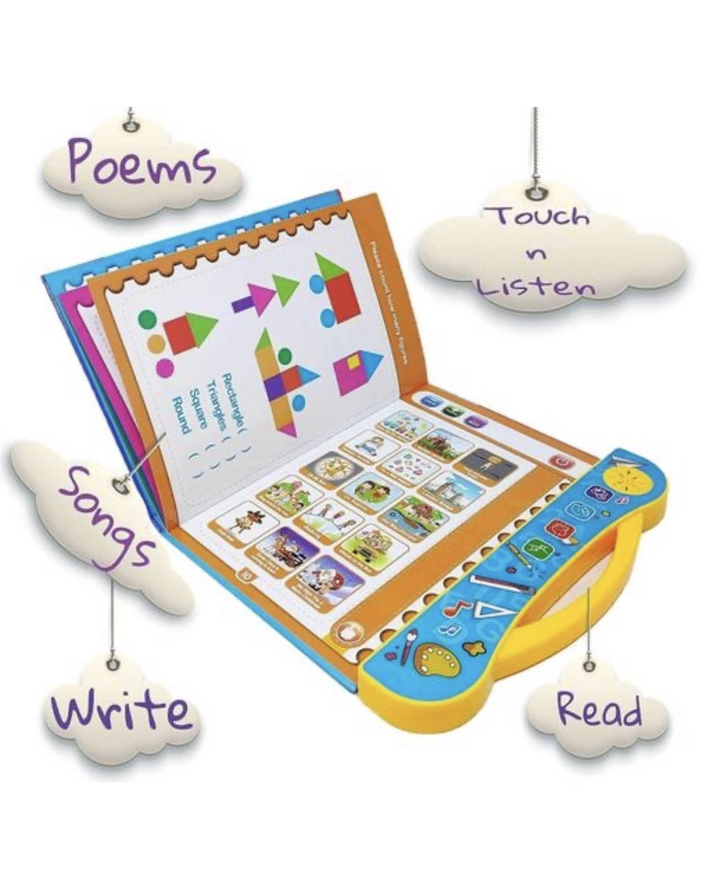 Interactive Electronic Learning Book for Kids (3–8 Years) | Touch & Sound Educational Toy